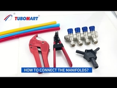 オーダーメイドサイズ 2-6way Brass Pex 水道管のマニフォールド Tubomartのために