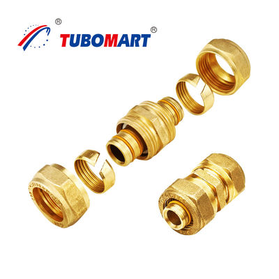 漏れのないPex圧縮継手