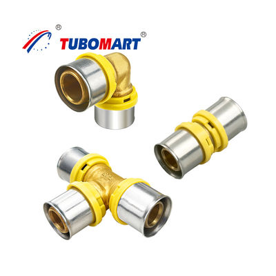 OEM TH プロフィールプレスフィッティング 16mm - 32mm 多層パイプ Pex-Al-Pex