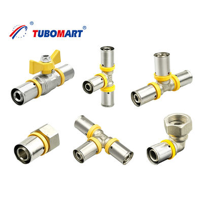 1/2 3/4 1インチペックスプレスフィッティング 住宅用ガスパイププレスフィッティング