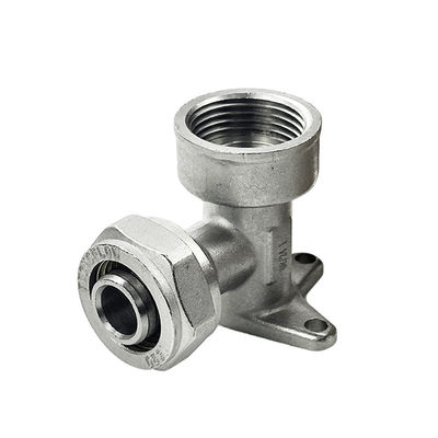 Tubomart OEM 16mm 20mm PEXパイプ ガス配管システム用の銅フィット圧縮ブラスフィッティング
