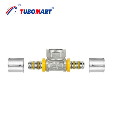 耐久性のあるPex AL pEXパイププレスフィッティング 24年間の製造経験 ISO 9001/9002認証