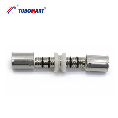 Tubomart OEM Wholesale High Pressure Brass Press Fitting End Union 16-25mm for Multilayer PEX/PERT Gas Pipe