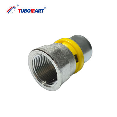 OEM PEX-AL Crimp Fittings EQUAL ELBOW UNION and UNEQUAL ELBOW UNION for Gas & Water PAP Multi-layer Pipes - ISO9001/ISO17484